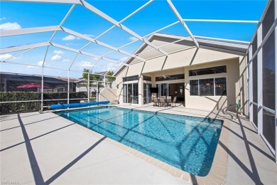 Move-In Ready Pool Home with Stunning Lake  Golf Course Views in on Estero Country Club in Florida - for sale on GolfHomes.com, golf home, golf lot