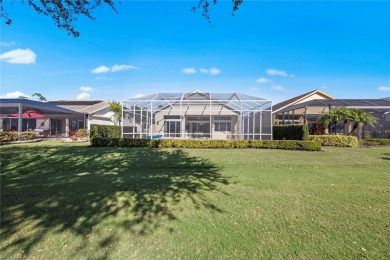 Move-In Ready Pool Home with Stunning Lake  Golf Course Views in on Estero Country Club in Florida - for sale on GolfHomes.com, golf home, golf lot