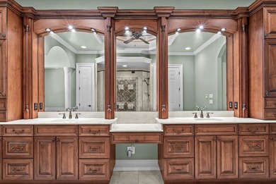 EXQUISITE CASTLE-LIKE ESTATE WITH SUNNING GOLF COURSE VIEWS ! on Harbor Club Golf and Country Club in Georgia - for sale on GolfHomes.com, golf home, golf lot