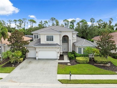 Discover the expansive Diplomat floorplan in Belle Lago on Estero Country Club in Florida - for sale on GolfHomes.com, golf home, golf lot