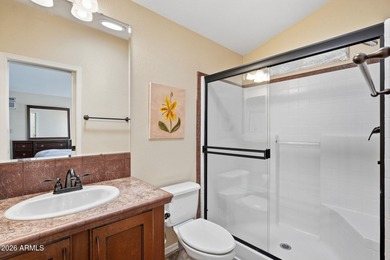 Located behind the guarded entrance of Pueblo El Mirage RV on Pueblo Golf Course in Arizona - for sale on GolfHomes.com, golf home, golf lot