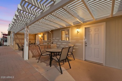 Located behind the guarded entrance of Pueblo El Mirage RV on Pueblo Golf Course in Arizona - for sale on GolfHomes.com, golf home, golf lot