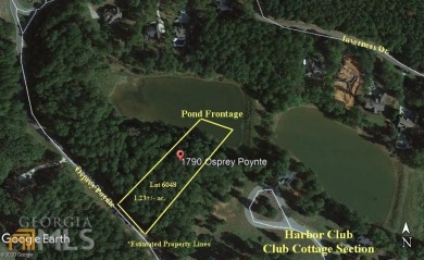 Excellent building lot in Harbor Club golf and lake community on Harbor Club Golf and Country Club in Georgia - for sale on GolfHomes.com, golf home, golf lot