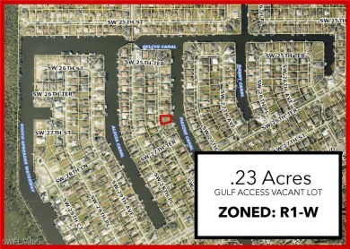 Looking for a SAIL-BOAT READY, GULF ACCESS, WATERFRONT lot? on Royal Tee Country Club in Florida - for sale on GolfHomes.com, golf home, golf lot