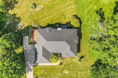 Luxury Golf Course Living Awaits! Sprawling ranch home sits near on The Orchards Golf Club in Illinois - for sale on GolfHomes.com, golf home, golf lot