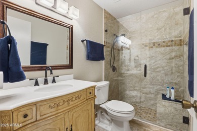 Turnkey sale, all furniture and accessories convey! This upscale on Rio Verde Country Club - Quail Run in Arizona - for sale on GolfHomes.com, golf home, golf lot