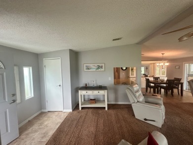 This beautiful Palm Harbour stucco home is located on the golf on Del Tura Golf and Country Club in Florida - for sale on GolfHomes.com, golf home, golf lot