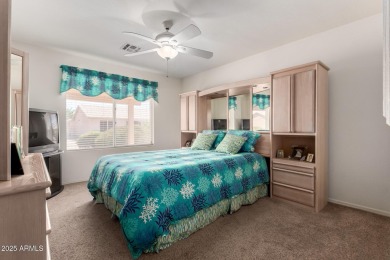 Immaculate 2 bed/2 bath furnished home w/full length covered on Springfield Golf Resort in Arizona - for sale on GolfHomes.com, golf home, golf lot