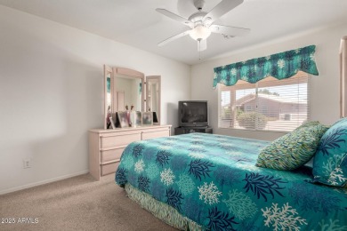 Immaculate 2 bed/2 bath furnished home w/full length covered on Springfield Golf Resort in Arizona - for sale on GolfHomes.com, golf home, golf lot