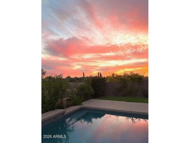South facing golf course vistas with mountains in the far on Legend Trail Golf Club in Arizona - for sale on GolfHomes.com, golf home, golf lot