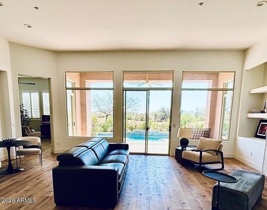 South facing golf course vistas with mountains in the far on Legend Trail Golf Club in Arizona - for sale on GolfHomes.com, golf home, golf lot