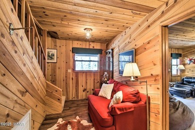 Unbelievable views of the 8th green from the gorgeous deck on White Mountain Country Club in Arizona - for sale on GolfHomes.com, golf home, golf lot