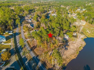 Partially Wooded Lot with 92 feet of road frontage and amazing on Diamondhead Country Club in Mississippi - for sale on GolfHomes.com, golf home, golf lot