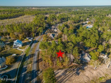 Partially Wooded Lot with 92 feet of road frontage and amazing on Diamondhead Country Club in Mississippi - for sale on GolfHomes.com, golf home, golf lot