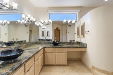 Gated Troon Village Retreat! Breathtaking sunrise and sunset on Troon Country Club in Arizona - for sale on GolfHomes.com, golf home, golf lot