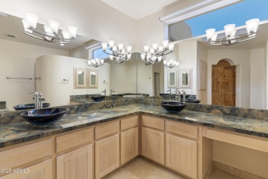 Gated Troon Village Retreat! Breathtaking sunrise and sunset on Troon Country Club in Arizona - for sale on GolfHomes.com, golf home, golf lot