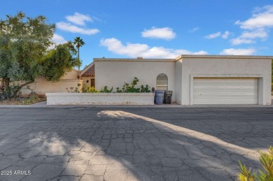 Located in a cozy 12-home community, this 3-bedroom, 2-bathroom on Mesa Country Club in Arizona - for sale on GolfHomes.com, golf home, golf lot