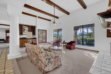 Located in a cozy 12-home community, this 3-bedroom, 2-bathroom on Mesa Country Club in Arizona - for sale on GolfHomes.com, golf home, golf lot