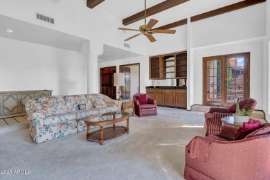 Located in a cozy 12-home community, this 3-bedroom, 2-bathroom on Mesa Country Club in Arizona - for sale on GolfHomes.com, golf home, golf lot