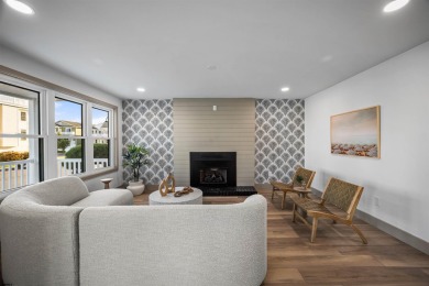 This beautifully renovated 6 bedroom 4 bath modern chic duplex on Ocean City Muni Golf Course in New Jersey - for sale on GolfHomes.com, golf home, golf lot