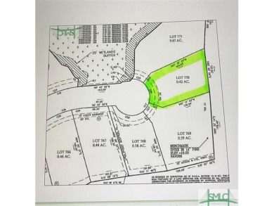 Build your Dream Home on this unique homesite that has golf on Savannah Quarters Country Club in Georgia - for sale on GolfHomes.com, golf home, golf lot