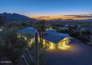 Perfect Carefree home on a large interior corner lot with on Desert Forest Golf Club in Arizona - for sale on GolfHomes.com, golf home, golf lot