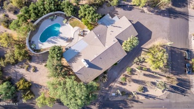 Perfect Carefree home on a large interior corner lot with on Desert Forest Golf Club in Arizona - for sale on GolfHomes.com, golf home, golf lot