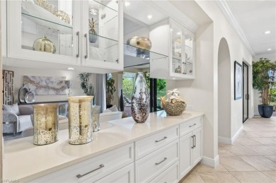 Stunning lake and golf course views in prestigious Marsala on Tiburon Golf Club in Florida - for sale on GolfHomes.com, golf home, golf lot