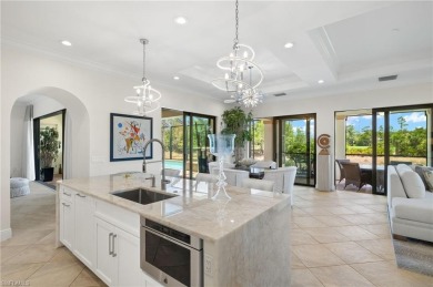 Stunning lake and golf course views in prestigious Marsala on Tiburon Golf Club in Florida - for sale on GolfHomes.com, golf home, golf lot