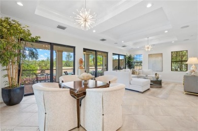 Stunning lake and golf course views in prestigious Marsala on Tiburon Golf Club in Florida - for sale on GolfHomes.com, golf home, golf lot