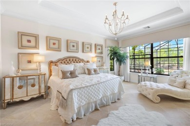Stunning lake and golf course views in prestigious Marsala on Tiburon Golf Club in Florida - for sale on GolfHomes.com, golf home, golf lot