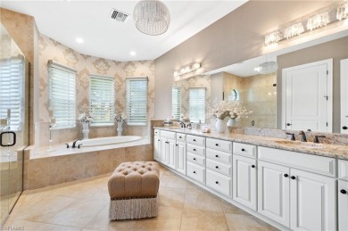 Stunning lake and golf course views in prestigious Marsala on Tiburon Golf Club in Florida - for sale on GolfHomes.com, golf home, golf lot