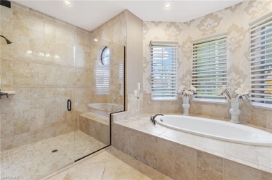 Stunning lake and golf course views in prestigious Marsala on Tiburon Golf Club in Florida - for sale on GolfHomes.com, golf home, golf lot