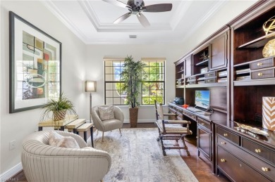 Stunning lake and golf course views in prestigious Marsala on Tiburon Golf Club in Florida - for sale on GolfHomes.com, golf home, golf lot