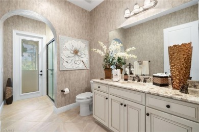 Stunning lake and golf course views in prestigious Marsala on Tiburon Golf Club in Florida - for sale on GolfHomes.com, golf home, golf lot