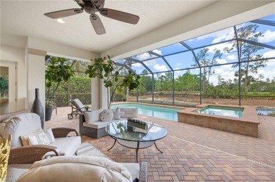 Stunning lake and golf course views in prestigious Marsala on Tiburon Golf Club in Florida - for sale on GolfHomes.com, golf home, golf lot