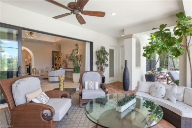 Stunning lake and golf course views in prestigious Marsala on Tiburon Golf Club in Florida - for sale on GolfHomes.com, golf home, golf lot