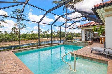 Stunning lake and golf course views in prestigious Marsala on Tiburon Golf Club in Florida - for sale on GolfHomes.com, golf home, golf lot