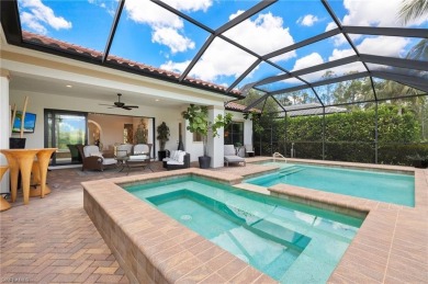 Stunning lake and golf course views in prestigious Marsala on Tiburon Golf Club in Florida - for sale on GolfHomes.com, golf home, golf lot