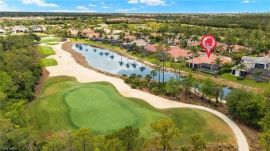 Stunning lake and golf course views in prestigious Marsala on Tiburon Golf Club in Florida - for sale on GolfHomes.com, golf home, golf lot
