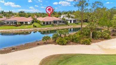 Stunning lake and golf course views in prestigious Marsala on Tiburon Golf Club in Florida - for sale on GolfHomes.com, golf home, golf lot