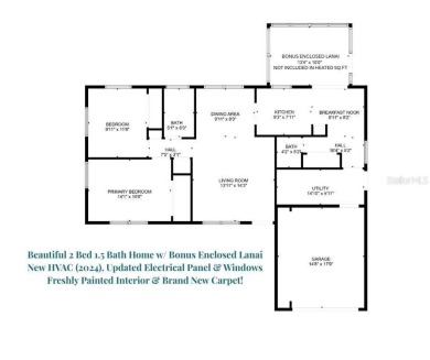 Welcome to this beautifully updated 2-bedroom, 1.5-bath home on Highland Lakes Executive Golf Course in Florida - for sale on GolfHomes.com, golf home, golf lot