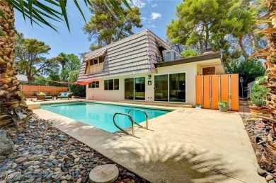 Charming mid-century residence in prime Paradise Palms location on Las Vegas National Golf Club in Nevada - for sale on GolfHomes.com, golf home, golf lot