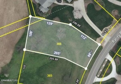 This homesite is a MUST SEE! Elevated half acre lot with on Rarity Bay Country Club - Loudon in Tennessee - for sale on GolfHomes.com, golf home, golf lot