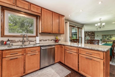 Welcome to this charming ranch-style home overlooking the on Darlington Country Club in Wisconsin - for sale on GolfHomes.com, golf home, golf lot