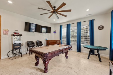 Stunning 2023 custom one-story home on a beautifully treed on Cedar Creek Country Club in Texas - for sale on GolfHomes.com, golf home, golf lot