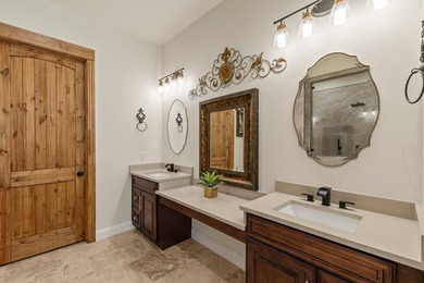 Stunning 2023 custom one-story home on a beautifully treed on Cedar Creek Country Club in Texas - for sale on GolfHomes.com, golf home, golf lot