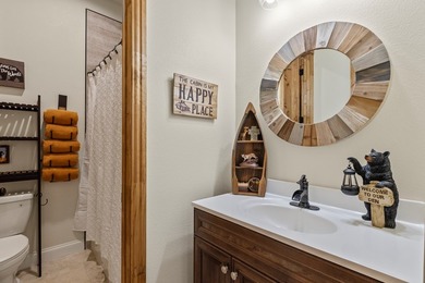 Stunning 2023 custom one-story home on a beautifully treed on Cedar Creek Country Club in Texas - for sale on GolfHomes.com, golf home, golf lot