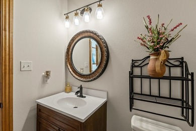 Stunning 2023 custom one-story home on a beautifully treed on Cedar Creek Country Club in Texas - for sale on GolfHomes.com, golf home, golf lot