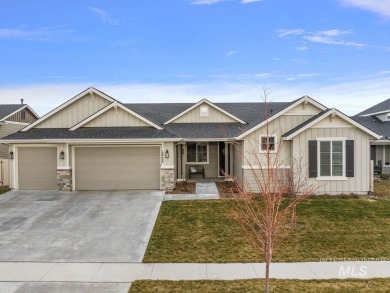 This beautifully designed Emerson floor plan is upgraded to the on Hunters Point Golf Club in Idaho - for sale on GolfHomes.com, golf home, golf lot